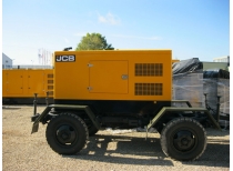 Дизельный генератор JCB G350S на прицепе